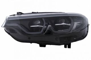 Μπροστινά Φανάρια Set Για Bmw 4 F32 F33 F36 (2013-2019) Conversion Από HID Σε LED Angel Eyes Μαύρα