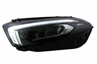 Μπροστινά Φανάρια Set Για Mercedes-Benz A-Class W177 / V177 2018-2022 Αλογόνου Upgrade Σε Full Led DRL Με Μοτέρ Carner