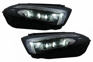 Μπροστινά Φανάρια Set Για Mercedes-Benz A-Class W177 / V177 2018-2022 Αλογόνου Upgrade Σε Full Led DRL Με Μοτέρ Carner-thumb-5