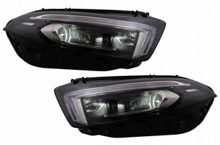 Μπροστινά Φανάρια Set Για Mercedes-Benz A-Class W177 / V177 2018-2022 Αλογόνου Upgrade Σε Full Led DRL Με Μοτέρ Carner-thumb-6