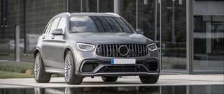 Body Kit Για Mercedes-Benz GLC SUV X253 Facelift 2020-2021 Amg Line GLC63sAmg Look Με Προφυλακτήρες, Μάσκα, Μπούκες-thumb-4