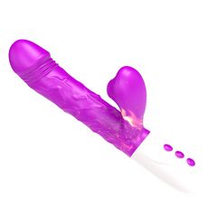 Thrusting Sucking - Heating Rabbit Vibrator-thumb-1