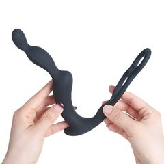Double Ring Prostate Vibrator Wireless-thumb-1