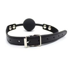 Silicone Ball Gag Black