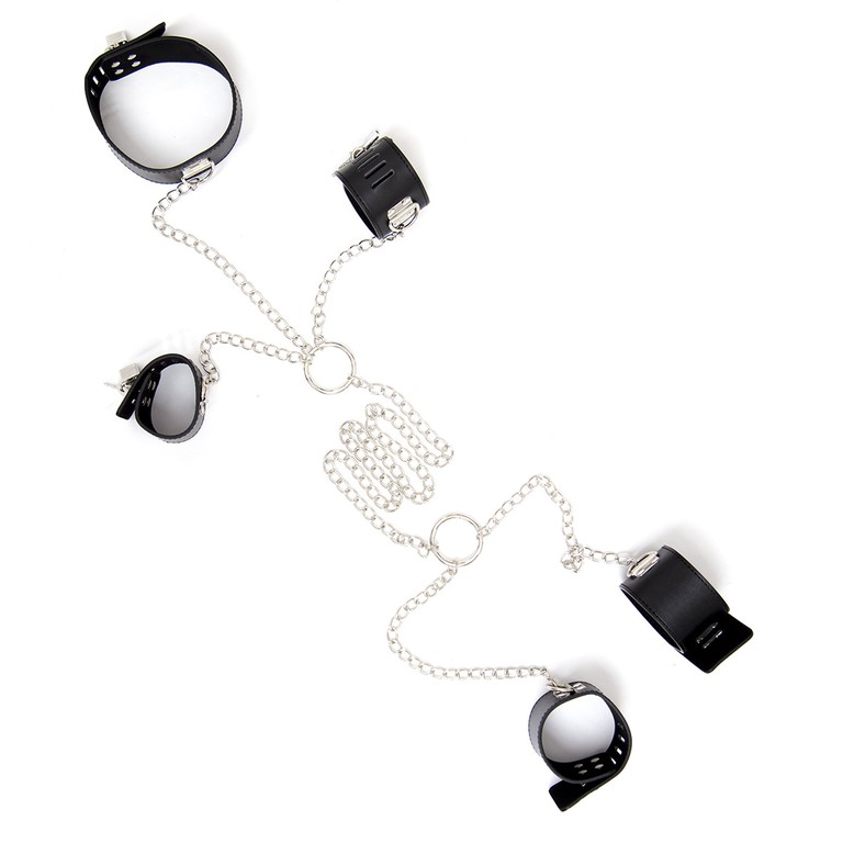 Total Body Bondage Set – Collar & Cuff System