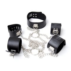 Total Body Bondage Set – Collar & Cuff System-thumb-1