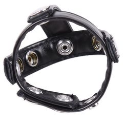 Leather Cock Ring And Ball Divider-thumb-1