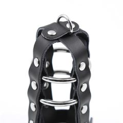 Locking Chastity Cock Cage With Two Metal Rings