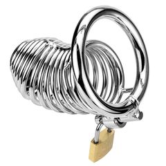 Metal Chastity Cock Cage-thumb-6