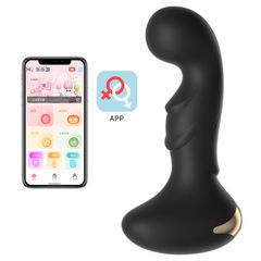 Prostate Vibrator APP Smart Black-thumb-4