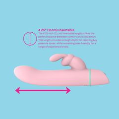 Mina Ripple Vibrating & Rotating Rabbit Vibrator-thumb-1