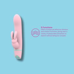Mina Ripple Vibrating & Rotating Rabbit Vibrator-thumb-4