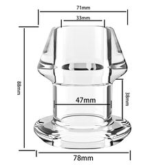 Hollow Back Plug – Size XL with Pulling Ring-thumb-2