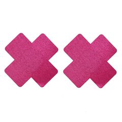Cross Nipple Pasties Stickers Rose