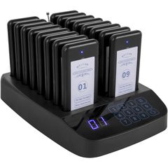 Σύστημα Restaurant Buzzer – 16 ασύρματα pagers με βάση (Prime Equipment)