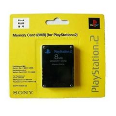 Κάρτα Μνήμης - Memory Card για Playstation 2 8MB PS2 SCPH-10020E GB Black ( Κωδ.1-GAME110 )
