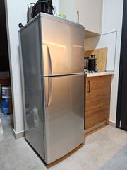 HITACHI ψυγείο inox, NO FROST, A+, 55cm x 150cm