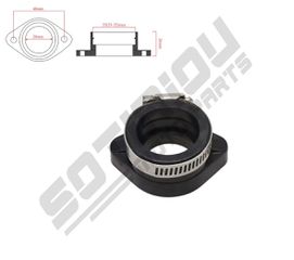 ΚΟΛΑΡΟ ΚΑΡΜΠΥΡΑΤΕΡ 33MM-35mm ΣΙΛΙΚΟΝΗΣ ΕΝΙΣΧΥΜΕΝΟ