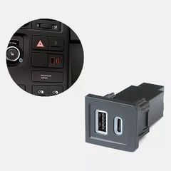 Φορτιστής USB αυτοκινήτου PD γρήγορης φόρτισης QC3.0, υποδοχή φόρτισης τηλεφώνου για VW Transpoter T6