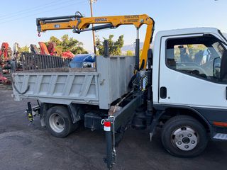 Ανατροπή + Γερανός Mitsubishi 2025 FUSO CANTER 3S15 καινουριοι γερανοι-thumb-1
