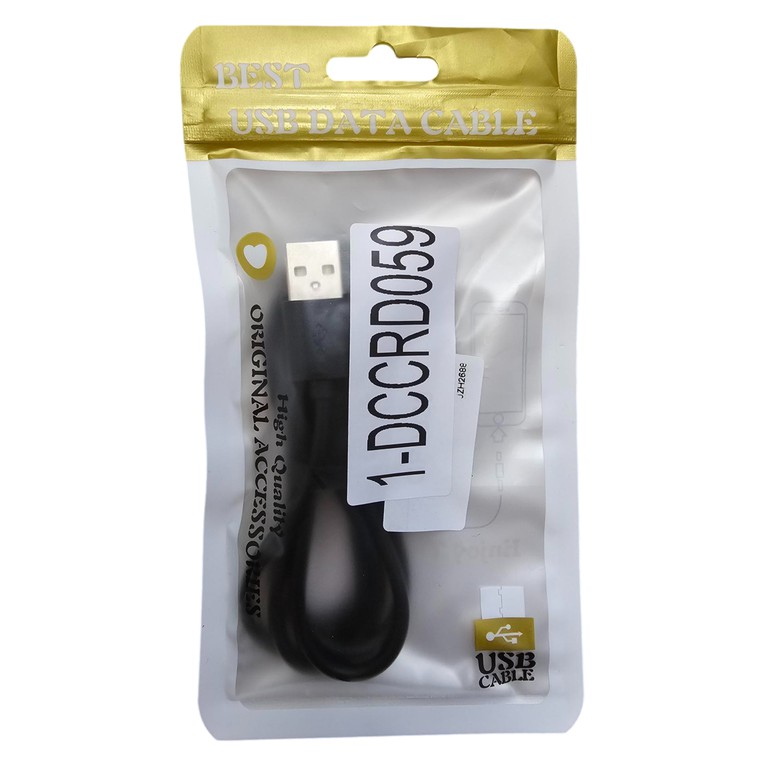 Καλώδιο Τροφοδοσίας USB A To USB C Fast Charging Data Sync USB Cable Male 1m Black ( Κωδ.1-DCCRD059 )