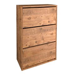 Παπουτσοθήκη Nave 18 ζευγών χρώμα pine oak 73,6x24x110εκ.