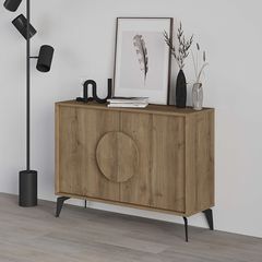 Μπουφές Gora χρώμα ανοιχτό καρυδί 110x35,6x82εκ.