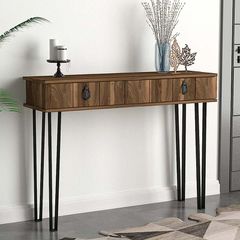 Κονσόλα Helsinki χρώμα καρυδί 120x35,5x90εκ.