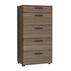 Συρταριέρα Helia χρώμα καρυδί 60x44x108εκ.