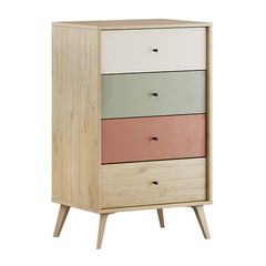 Συρταριέρα Terra χρώμα florida oak 60x44x100εκ.