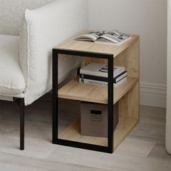 Τραπεζάκι βοηθητικό - Κομοδίνο Echo χρώμα sapphire oak 30x42x45εκ.