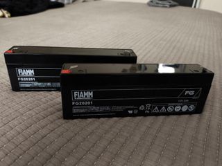FIAMM FG20201 12V 2Ah AGM VRLA Battery F1