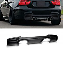 Πίσω Διαχύτης - Diffuser V.1 BMW Σειρά 3 (E90) - Look M - Διπλή Για Διπλές Μπούκες