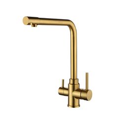 Τρίοδη Μπαταρία Κουζίνας QF-822 Gold 100% Inox