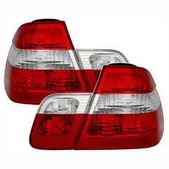 Carro 290750 Πισινά Φανάρια Set Για Bmw 3 E46 Sedan 01-05 Κόκκινο/Crystal
