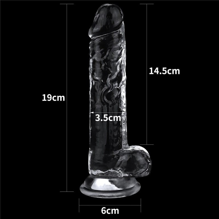Lovetoy 7.5'' Flawless Clear Dildo