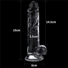 Lovetoy 7.5'' Flawless Clear Dildo