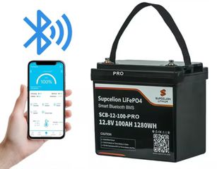 Μπαταρία Λιθίου 12V 100AH με Bluetooth