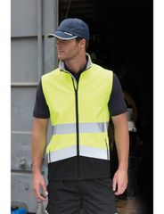 Ανακλαστικό γιλέκο softshell 3 στρωμάτων