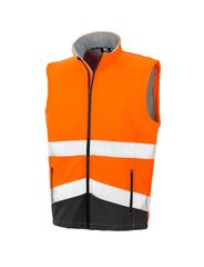 Ανακλαστικό γιλέκο softshell 3 στρωμάτων-thumb-4
