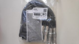 σετ καλωδια υψηλης τασης (μπουζοκαλωδια) , Bosch Germany , με κωδικο : 0986356310 , μεταλλικά ακροφυσια