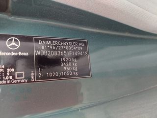 MERCEDES	CLK 320 COUPE	2000	3200cc ΚΩΔΙΚΟΣ: 166292-thumb-13