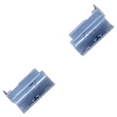Laptop LCD Hinges Cover για HP Pavilion 15-cs3096TX 8WE33PA 15-cs3098TX 8UQ24PA 15-cs3099TX 8VY12PA 15-cs3100TX 8WE29PA Αριστερό & Δεξί Silver ( Κωδ.1-COV799 )