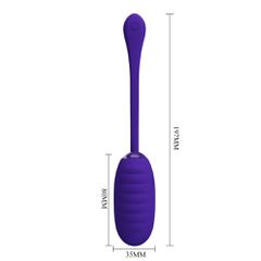 Pretty Love Kirk Vibrating Egg Purple-thumb-2