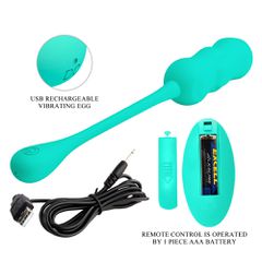 Pretty Love Leshy Egg Vibrator Remote Control Green-thumb-8
