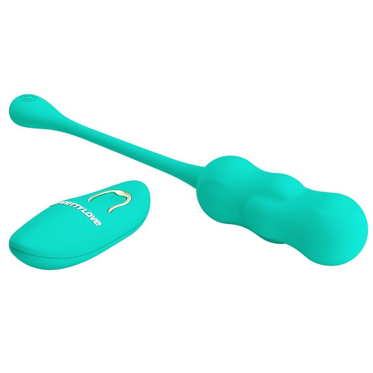 Pretty Love Leshy Egg Vibrator Remote Control Green