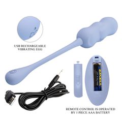 Pretty Love Leshy Vibrating Egg Blue-thumb-6