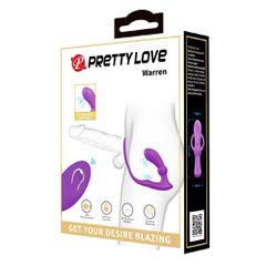 Pretty Love Warren Violet Anal Ring & Vibrator-thumb-6