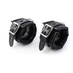 Deluxe Lockable Leather Wrist Cuffs