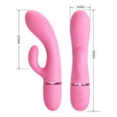 Pretty Love Marski Rabbit Vibrator Pink-thumb-6